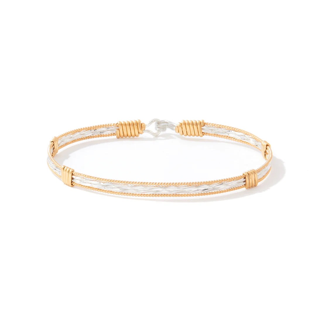 Be the Light Bracelet - 14K Gold Artist Wire and Sterling Silver