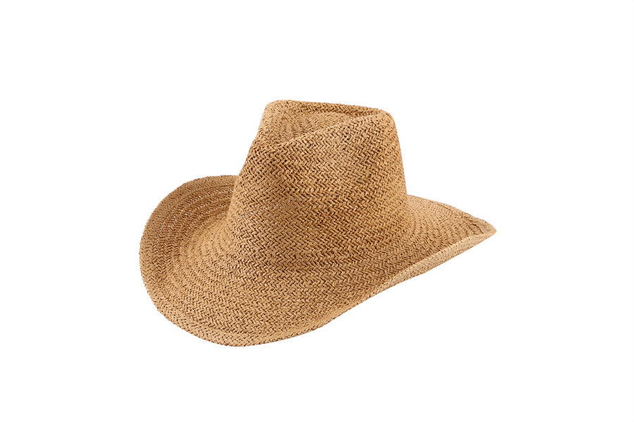 Lucy Khaki Straw Fedora Hat