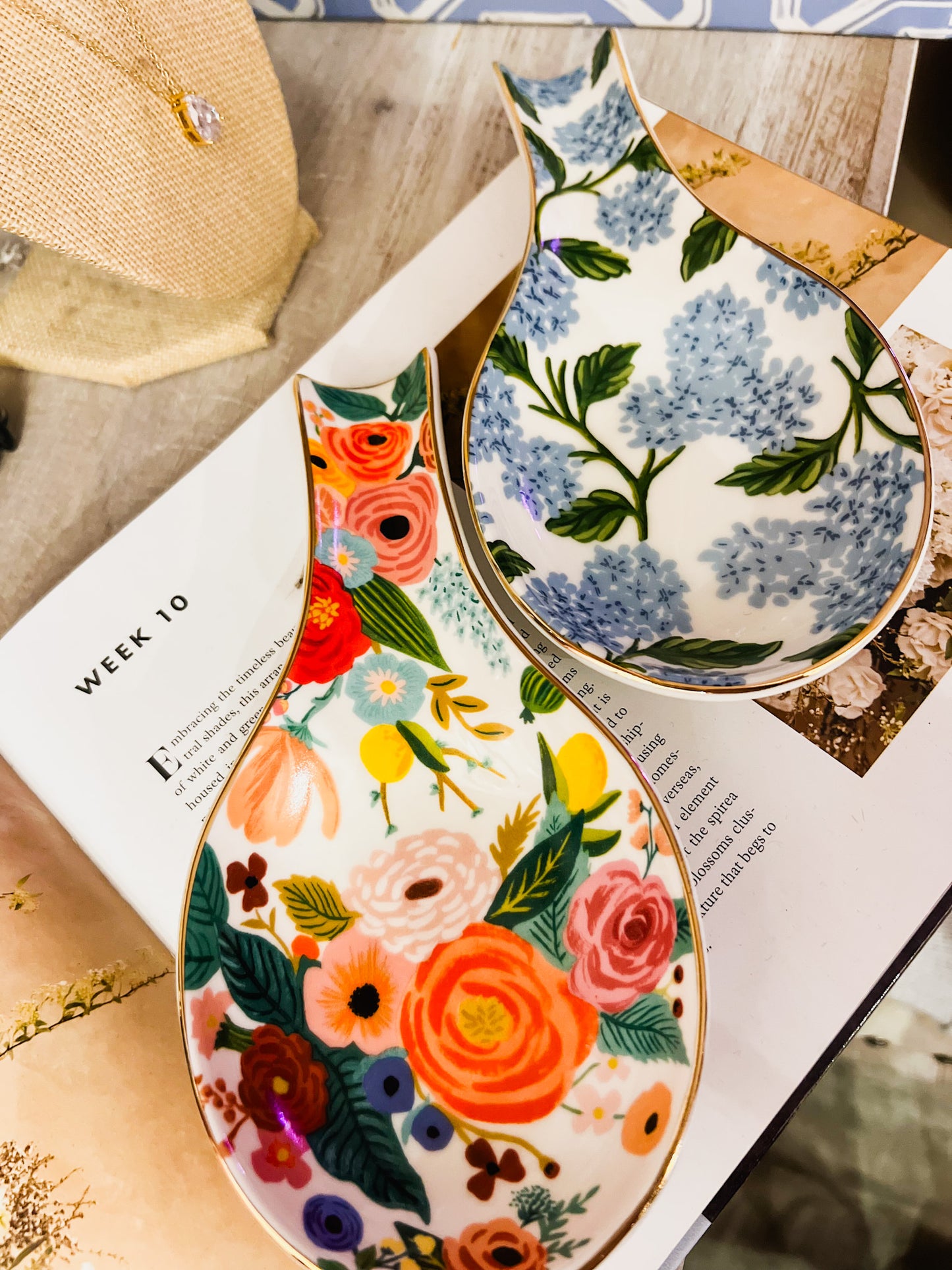 Rifle Paper Co. Porcelain Spoon Rest - Garden Party