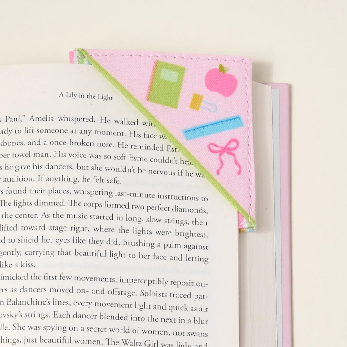 Corner Keeper Fabric Bookmark - Color Me Happy