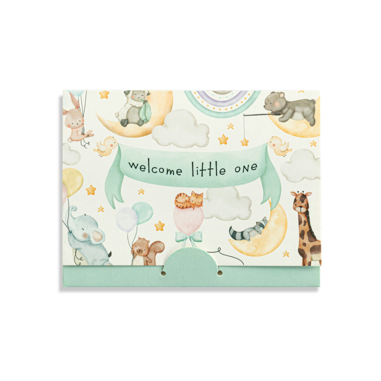 Congrats Mama Floral Card & Gold Heart Necklace - 16in