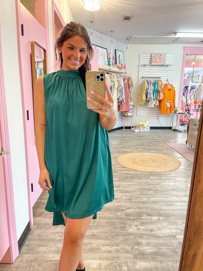 Candlelit Date Night Bow Tie Dress