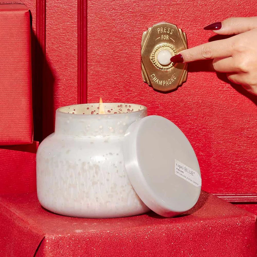 Capri Blue Mercury Etched Signature Volcano - 19oz.