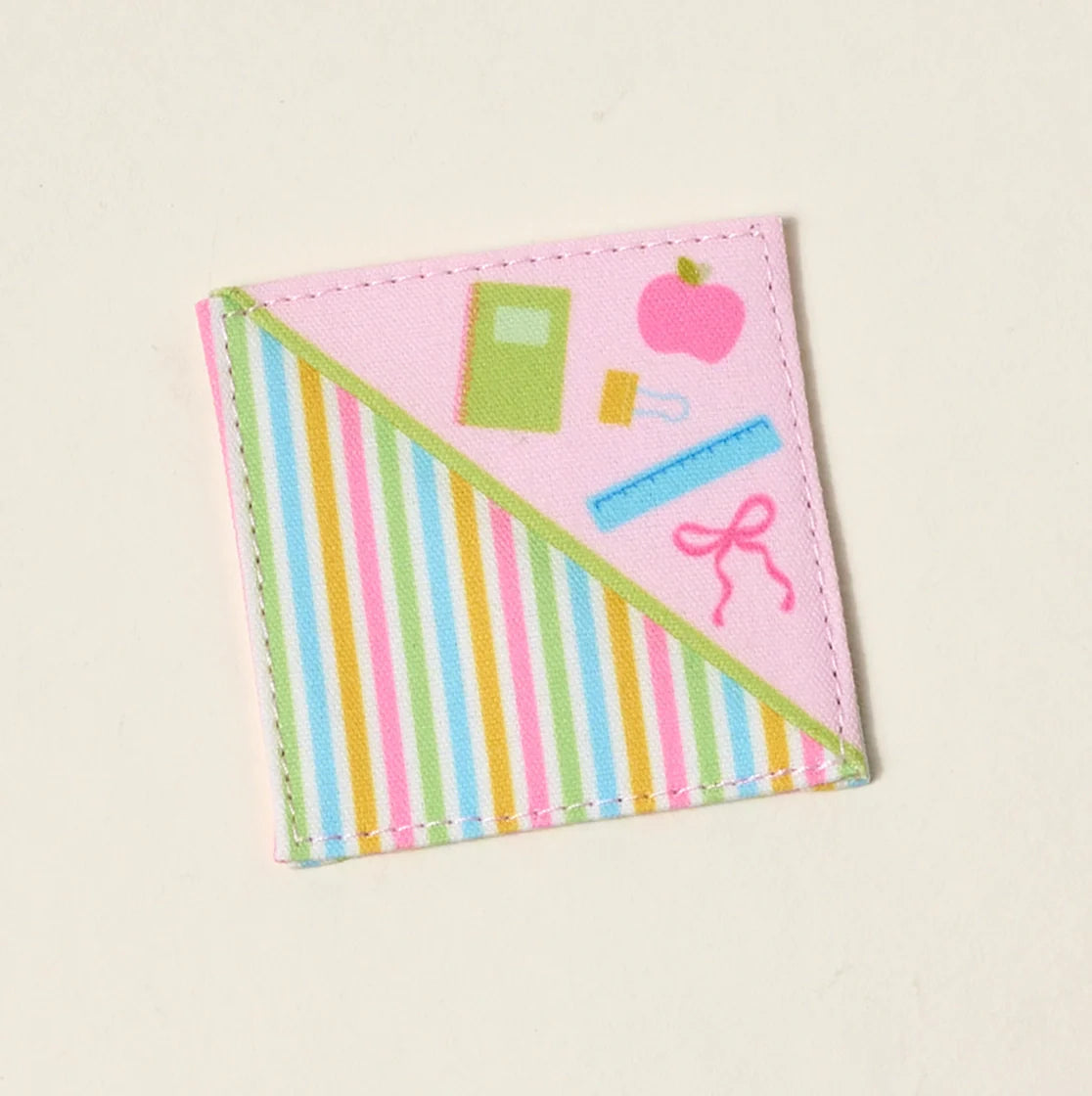 Corner Keeper Fabric Bookmark - Color Me Happy