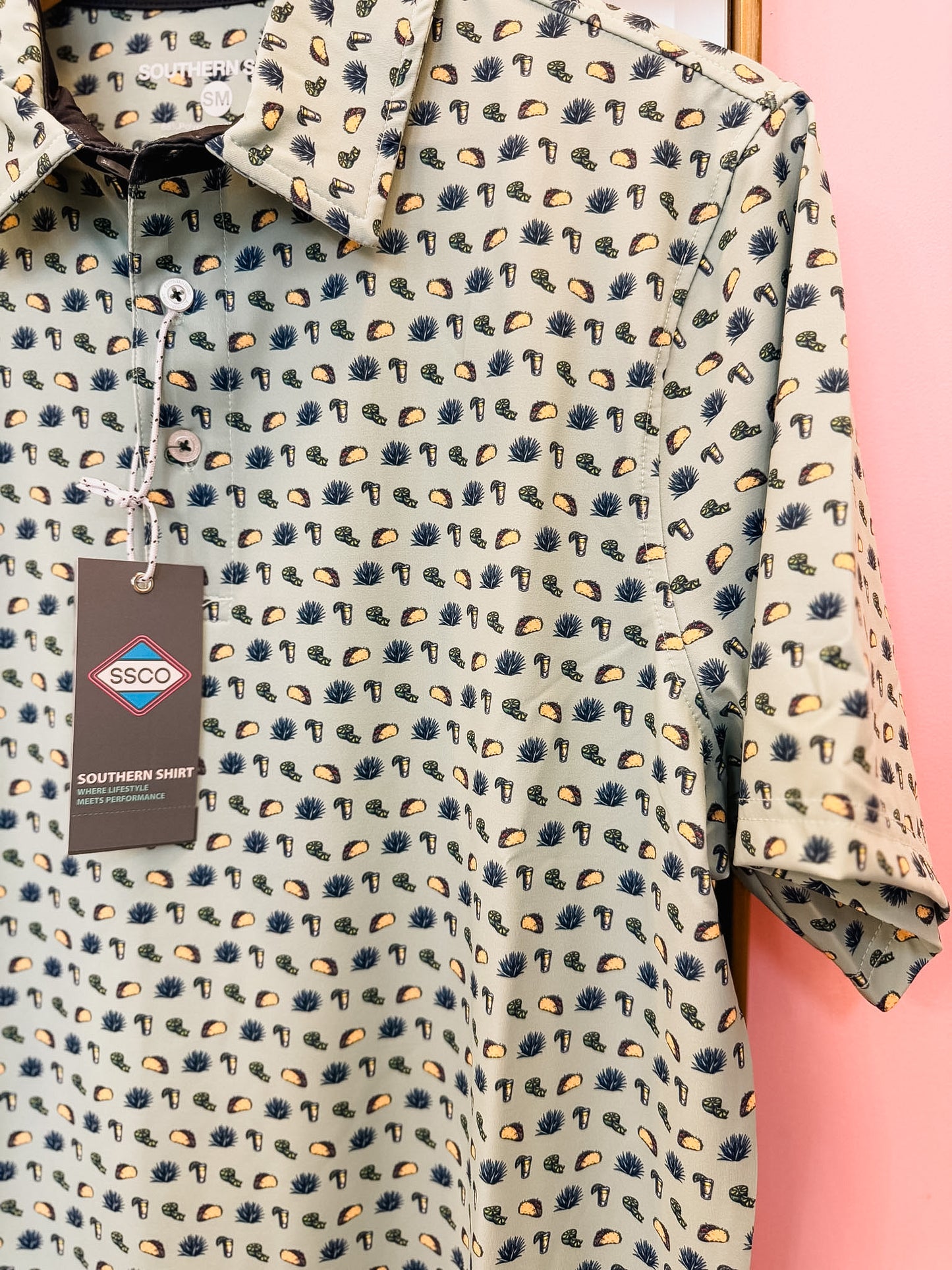SSCO Tacos and Tequila Printed Polo