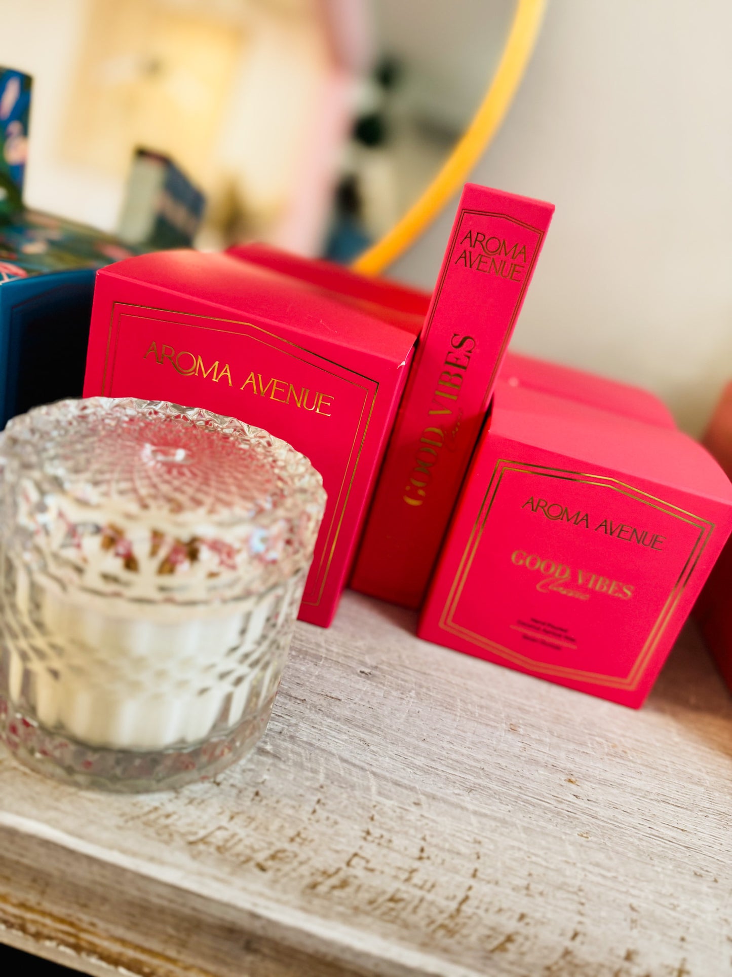 Aroma Avenue 13oz. Candle - Good Vibes