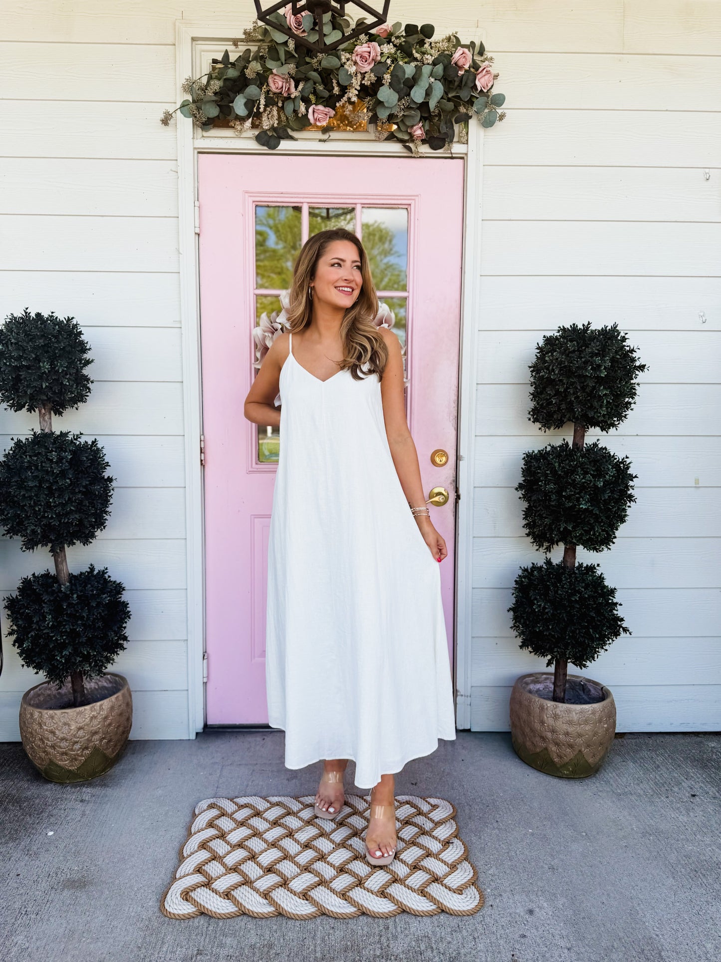 Z Supply Sandcomber Midi Dress - White