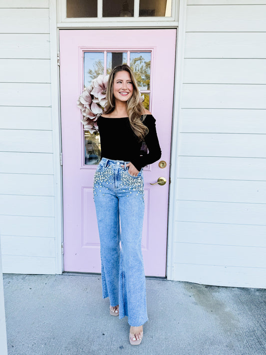 Dear John Fiona Wide Leg - Sparkle