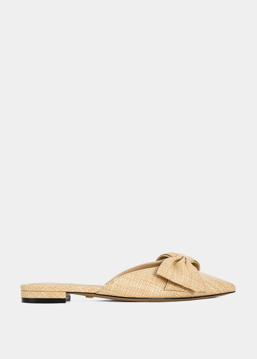 Dorothy Bow Mule - Natural Woven