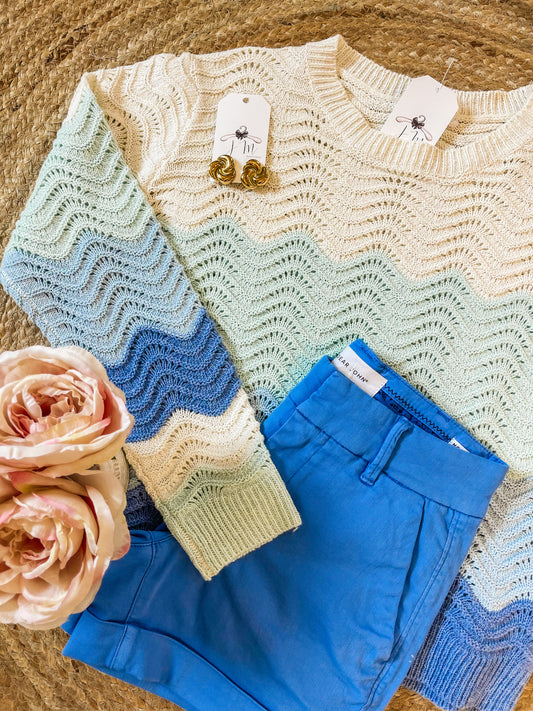 Dear John North Hampton Short - Azure Blue