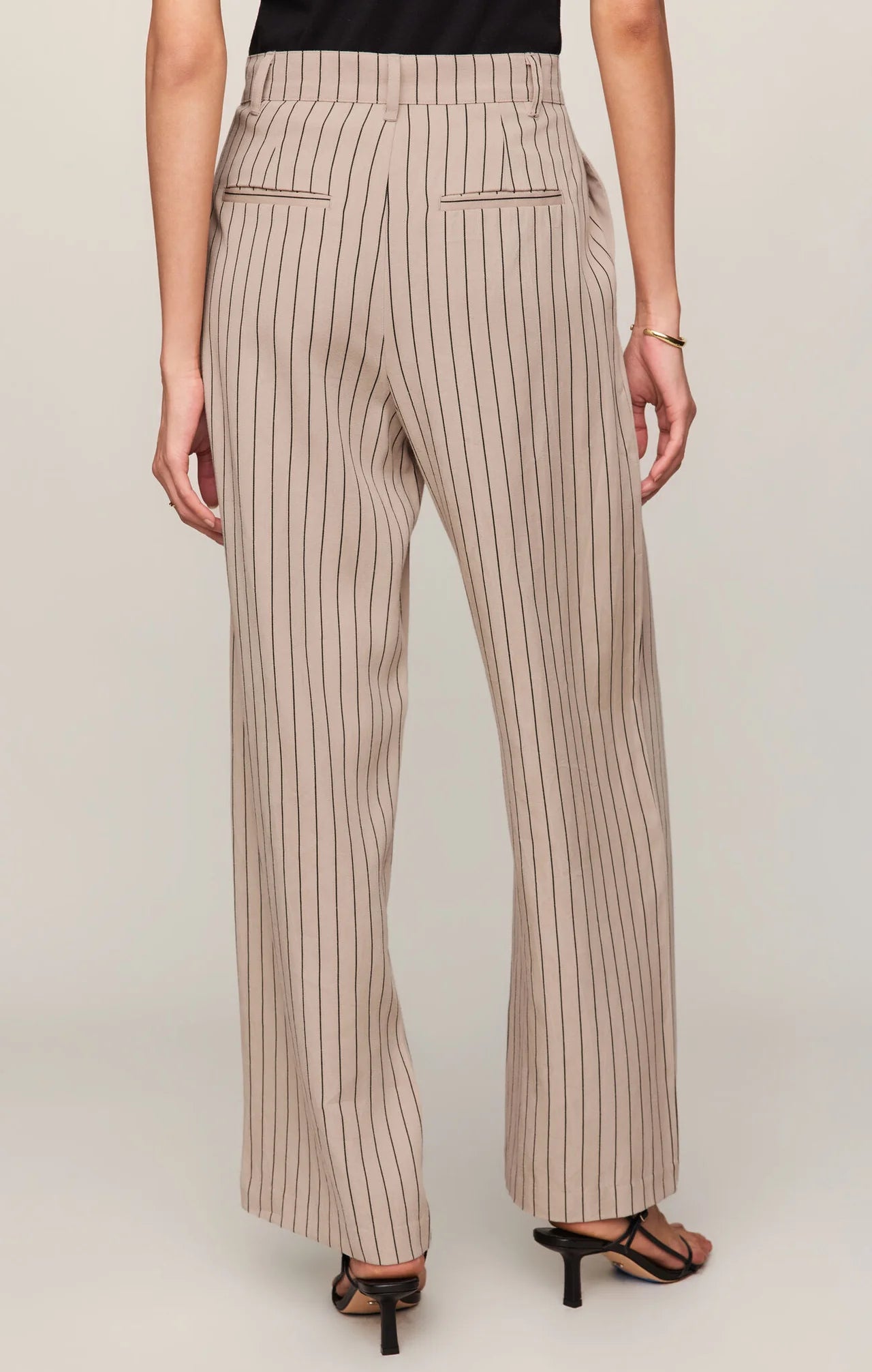 Z Supply Dimitri Striped Trouser - Soft Ecru