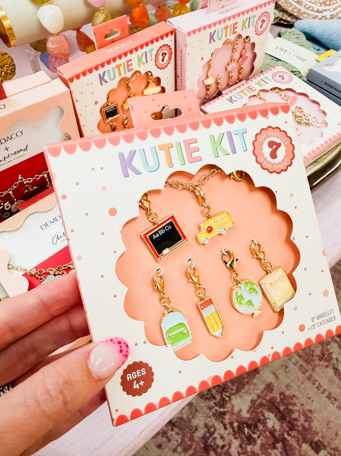 School Charm Bracelet Set