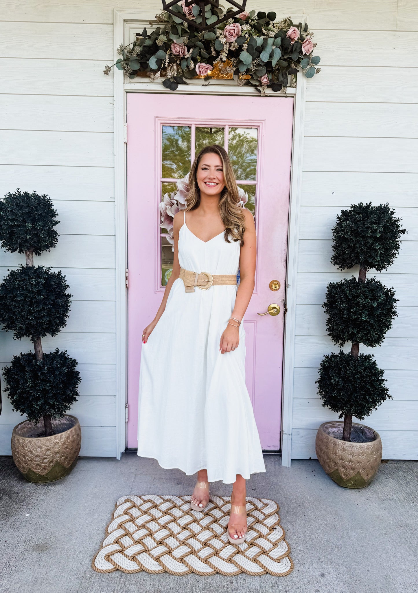 Z Supply Sandcomber Midi Dress - White