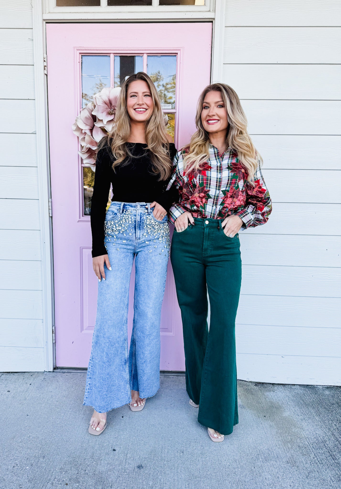 Dear John Fiona Wide Leg - Rain Forest