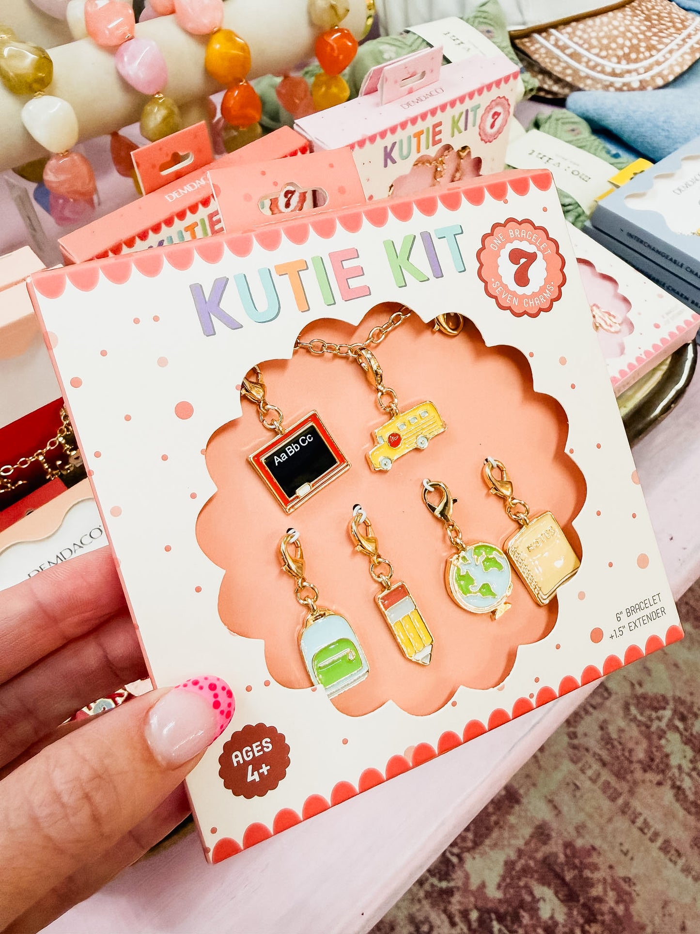 School Charm Bracelet Set