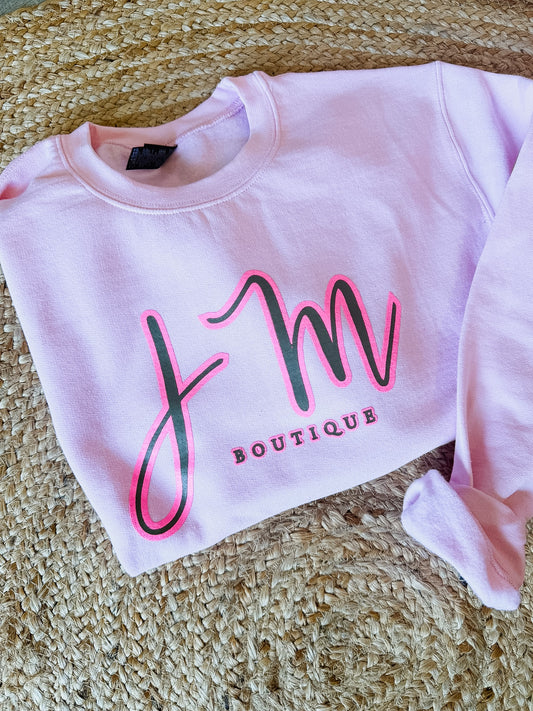 *NEW* JM Sweatshirt - Baby Pink - Adult