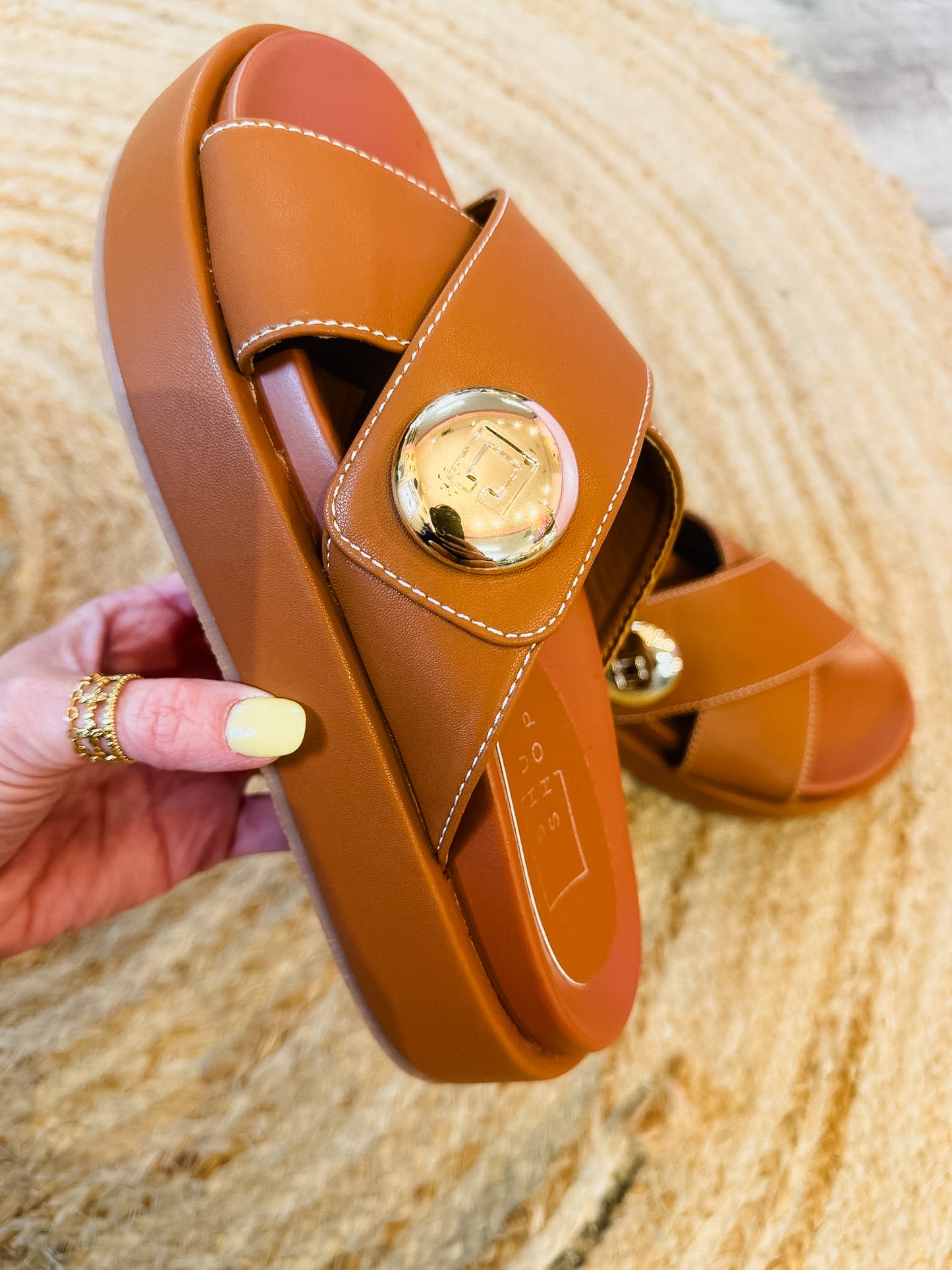 Katie Platform Slide - Camel
