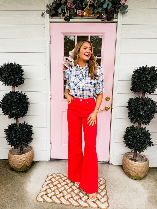 Dear John Fiona Wide Leg Jean - Salsa