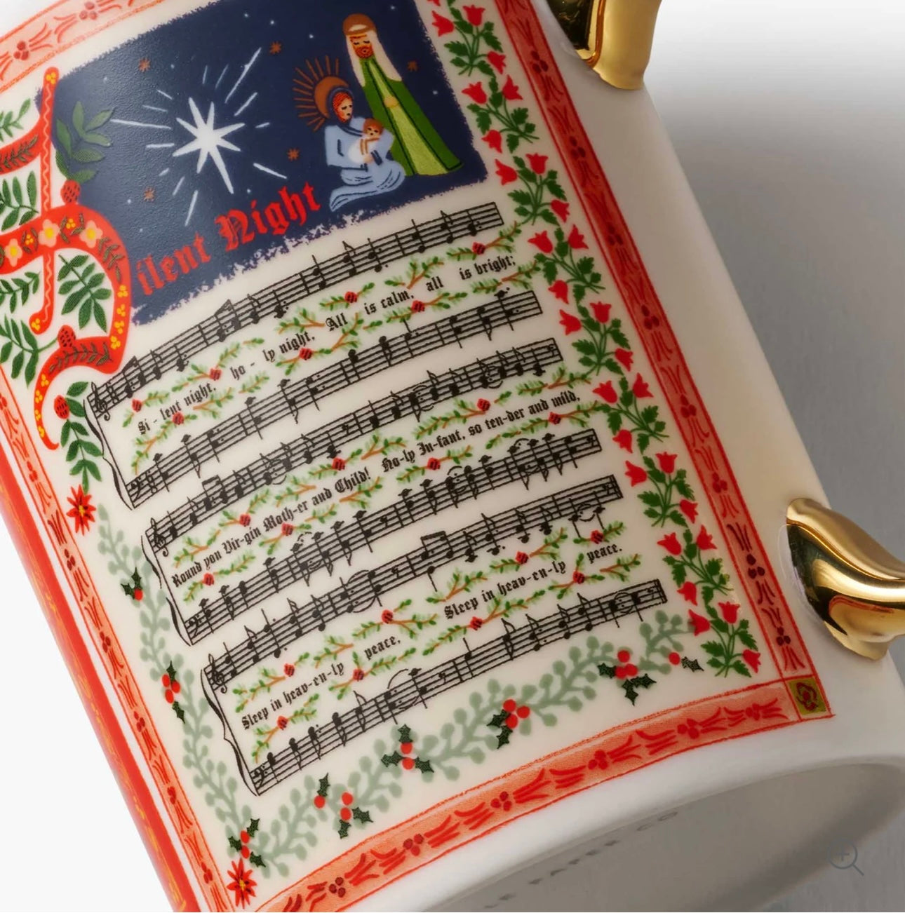 Rifle Paper Co. Christmas Carols Porcelain Mug