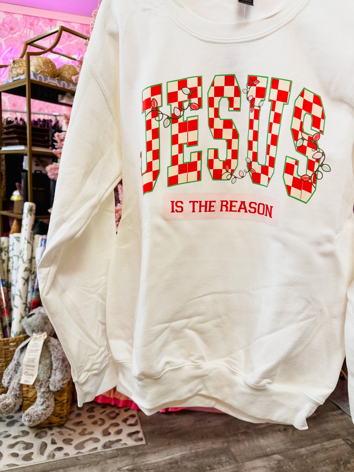 Jesus Is Sweatshirt - White