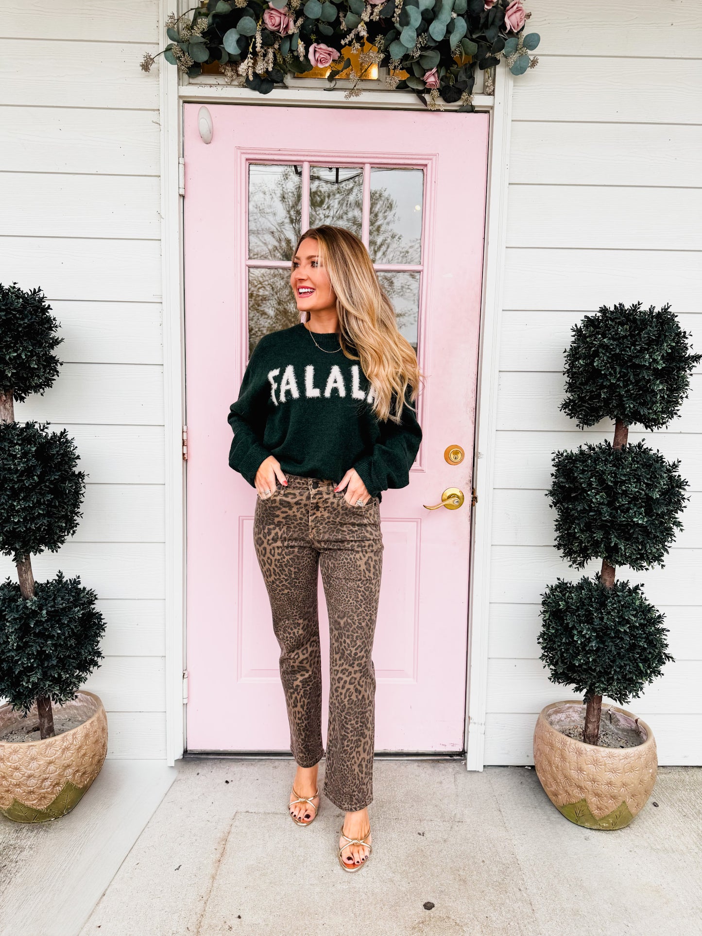 Z Supply Holiday Cheer Sweater - Garland Green