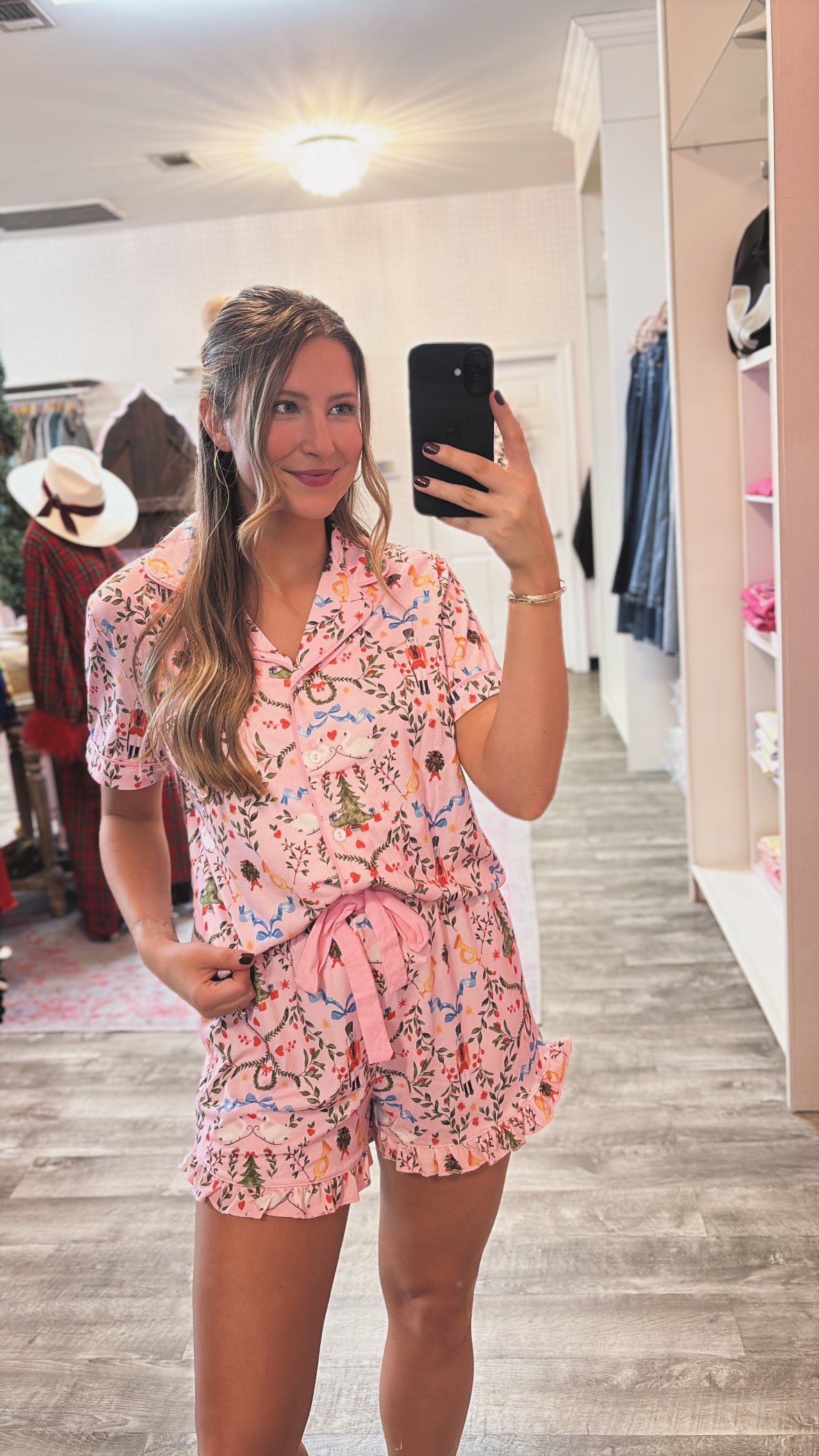 DAY 6 - 12 Days Of Christmas Pajamas - Pink