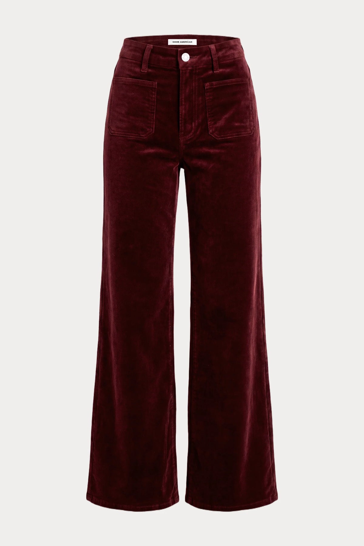Good American Good Waist Palazzo Pant - Berry Noir