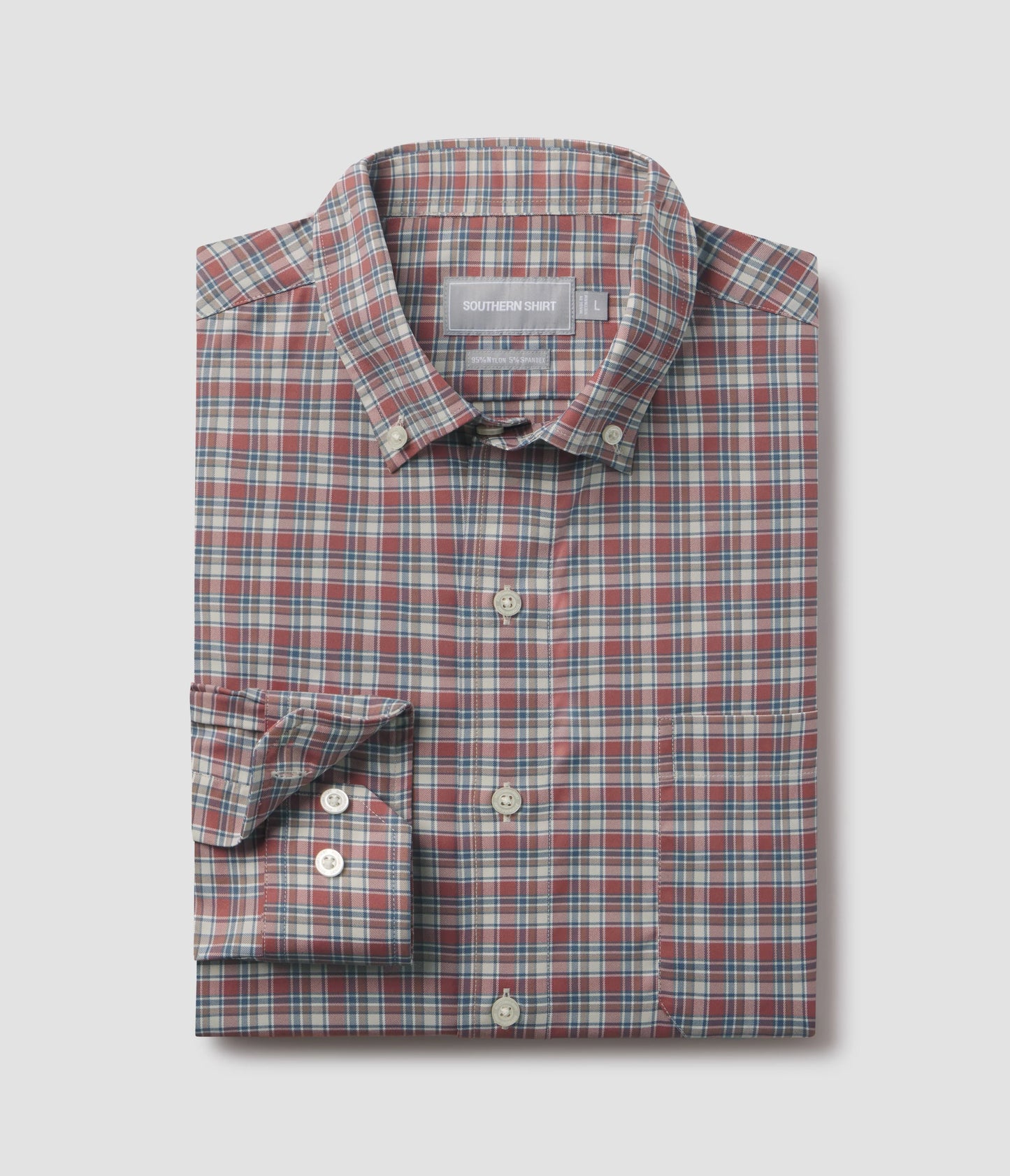 SSCO Hawthorne Plaid L/S - Saddle