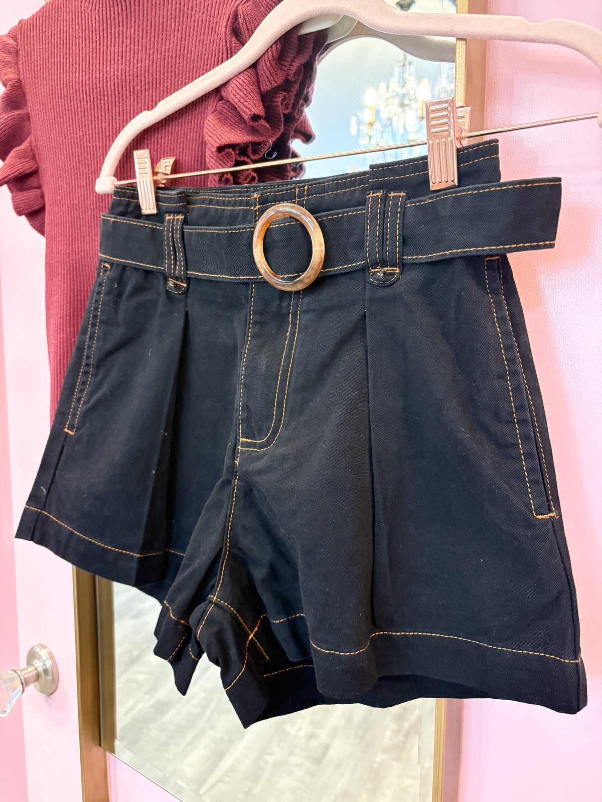 Stormy Denim Short - Black
