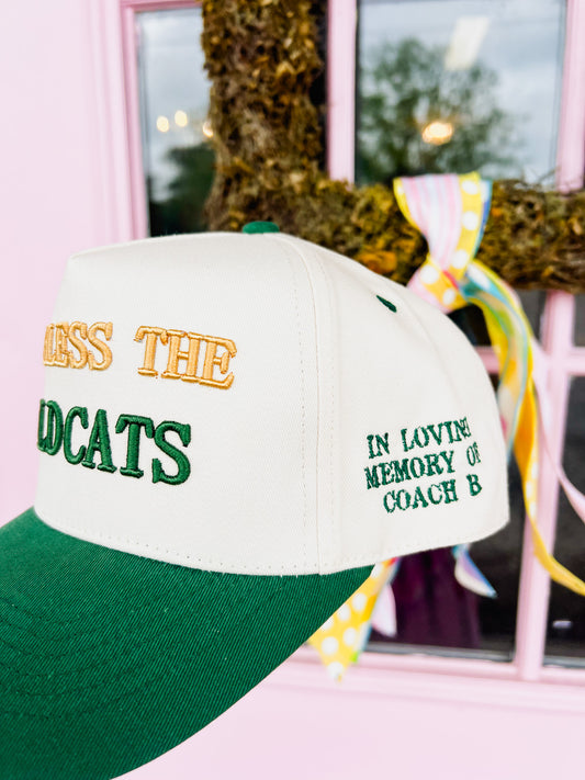 God Bless The Wildcats Hat - Coach B Edition