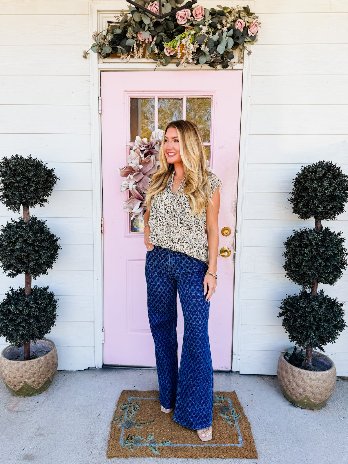 Dear John Fiona Wide Leg Jean - Anchor