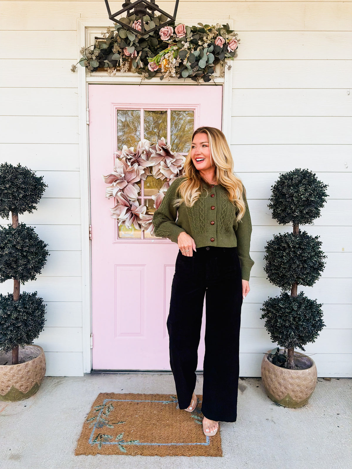 Dear John Audrey Wide Leg Pants - Black