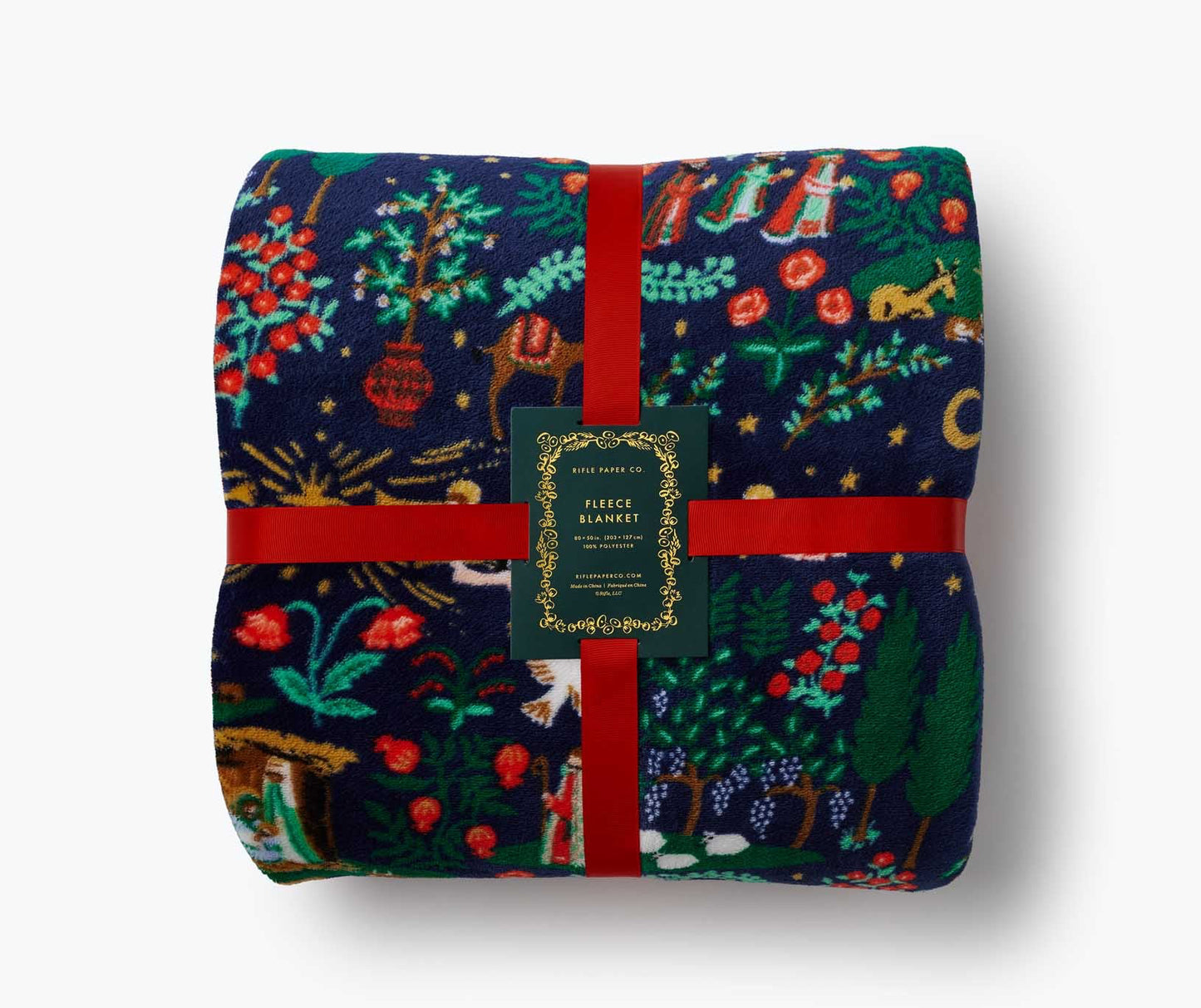 Rifle Paper Co. Nativity Fleece Blanket