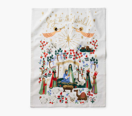 Rifle Paper Co. Nativity Tea Towel