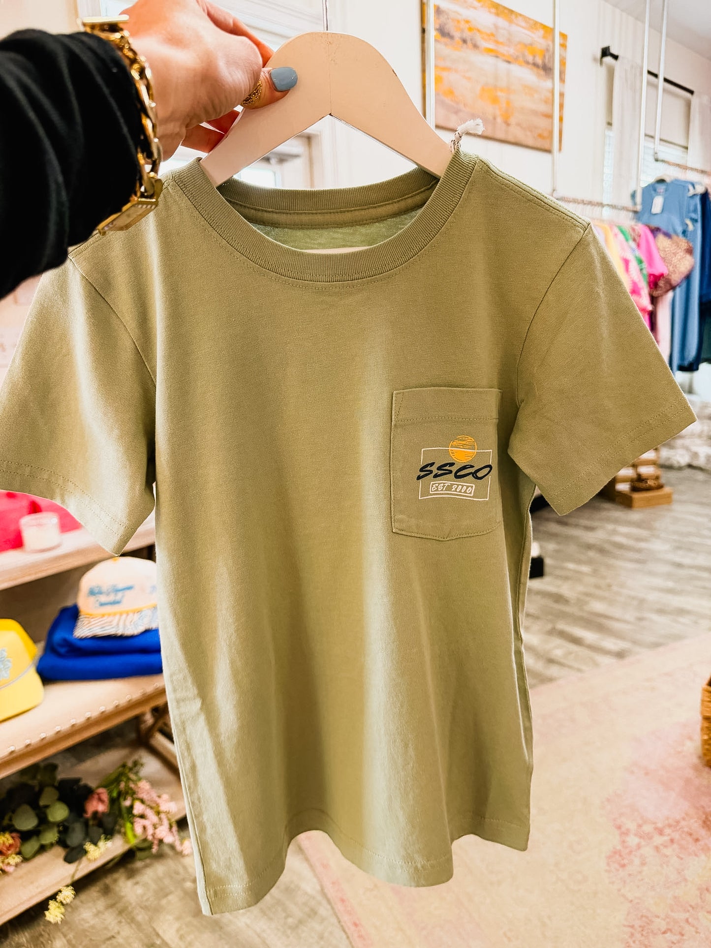 SSCO Youth Bay Breeze Tee SS - Iceberg Green