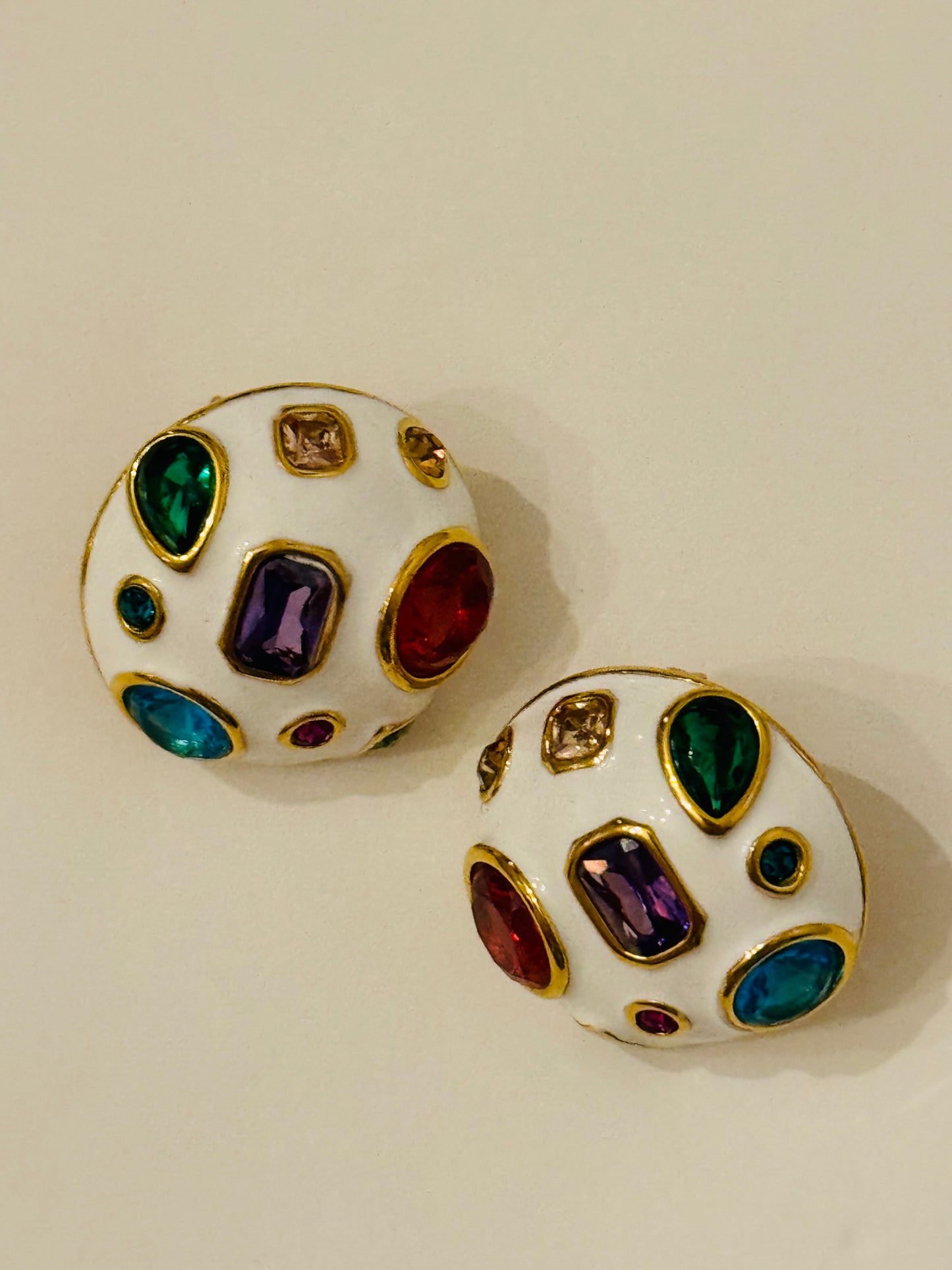 Savannah Jeweled Circle Studs