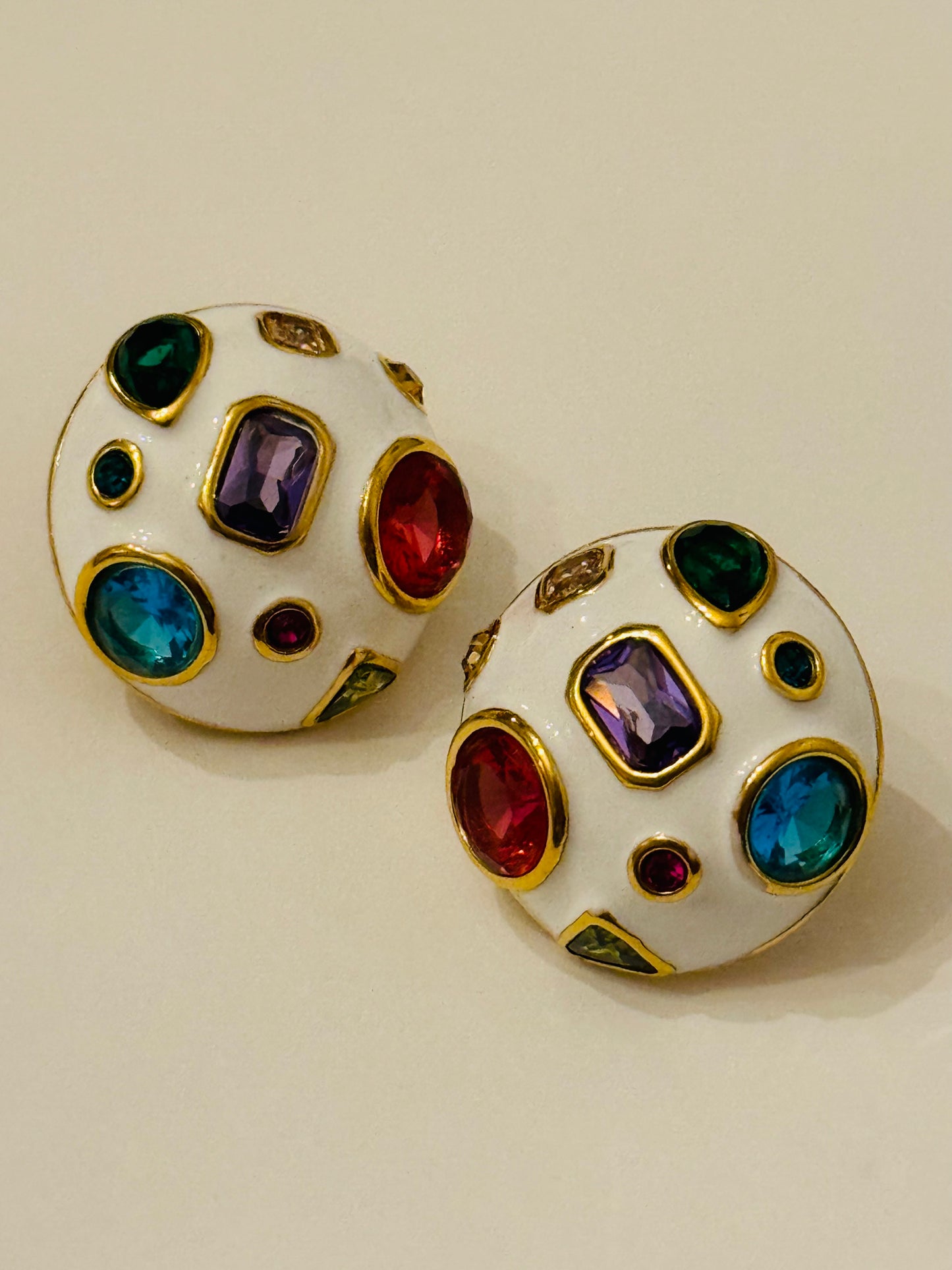 Savannah Jeweled Circle Studs