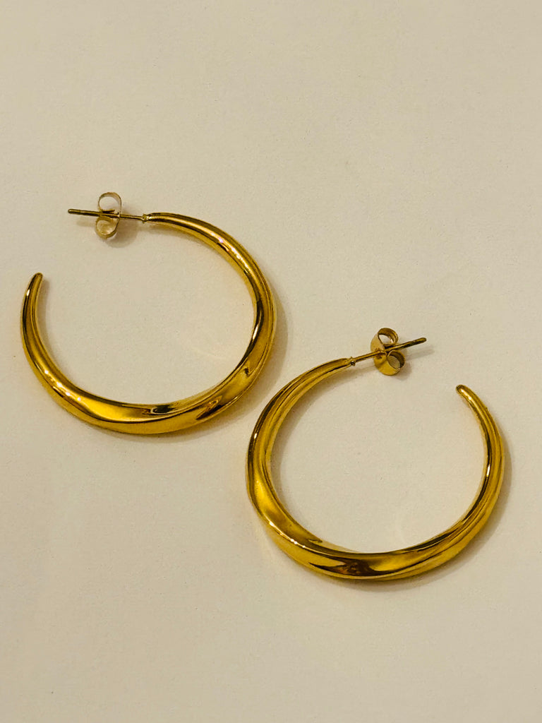 Callie Small Gold Hoops