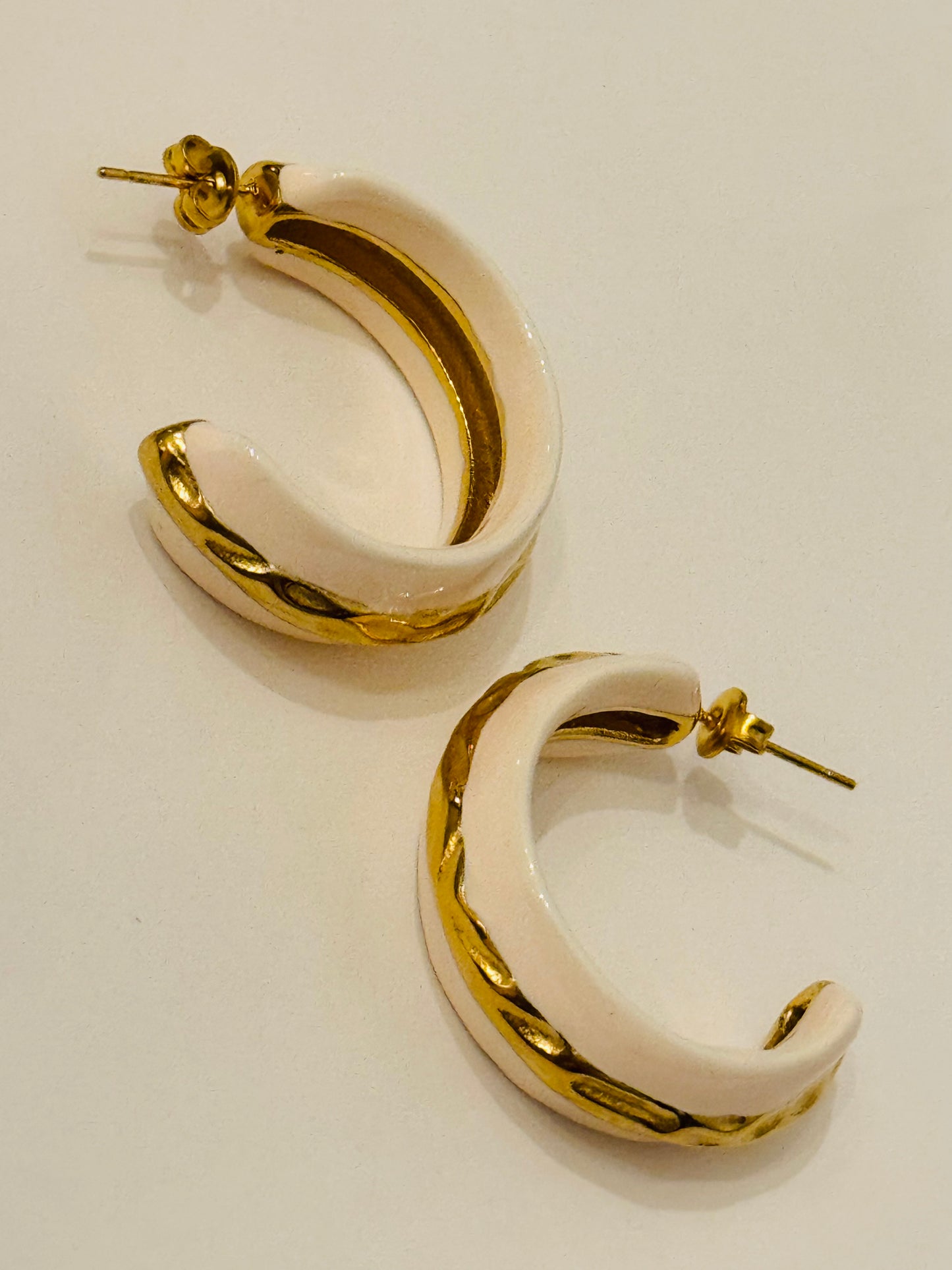 Parker Ivory Open Hoops