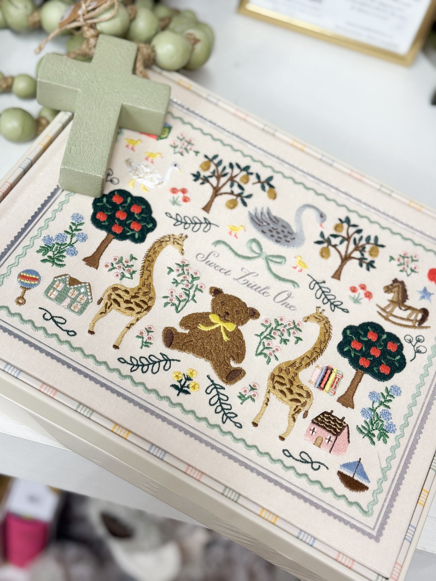 Rifle Paper Co. Baby Embroidered Memory Book