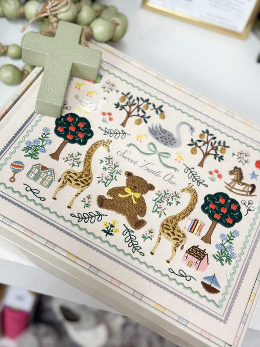 Rifle Paper Co. Baby Embroidered Memory Book