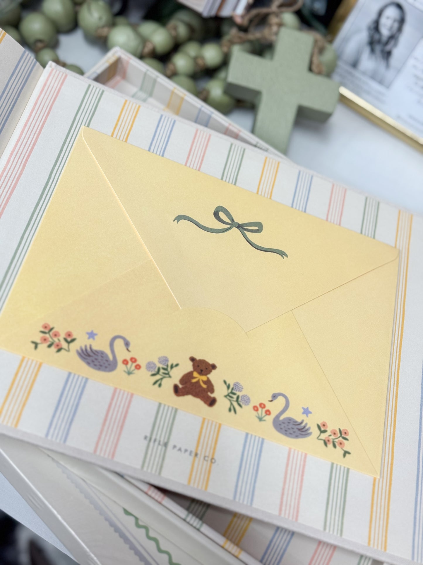 Rifle Paper Co. Baby Embroidered Memory Book