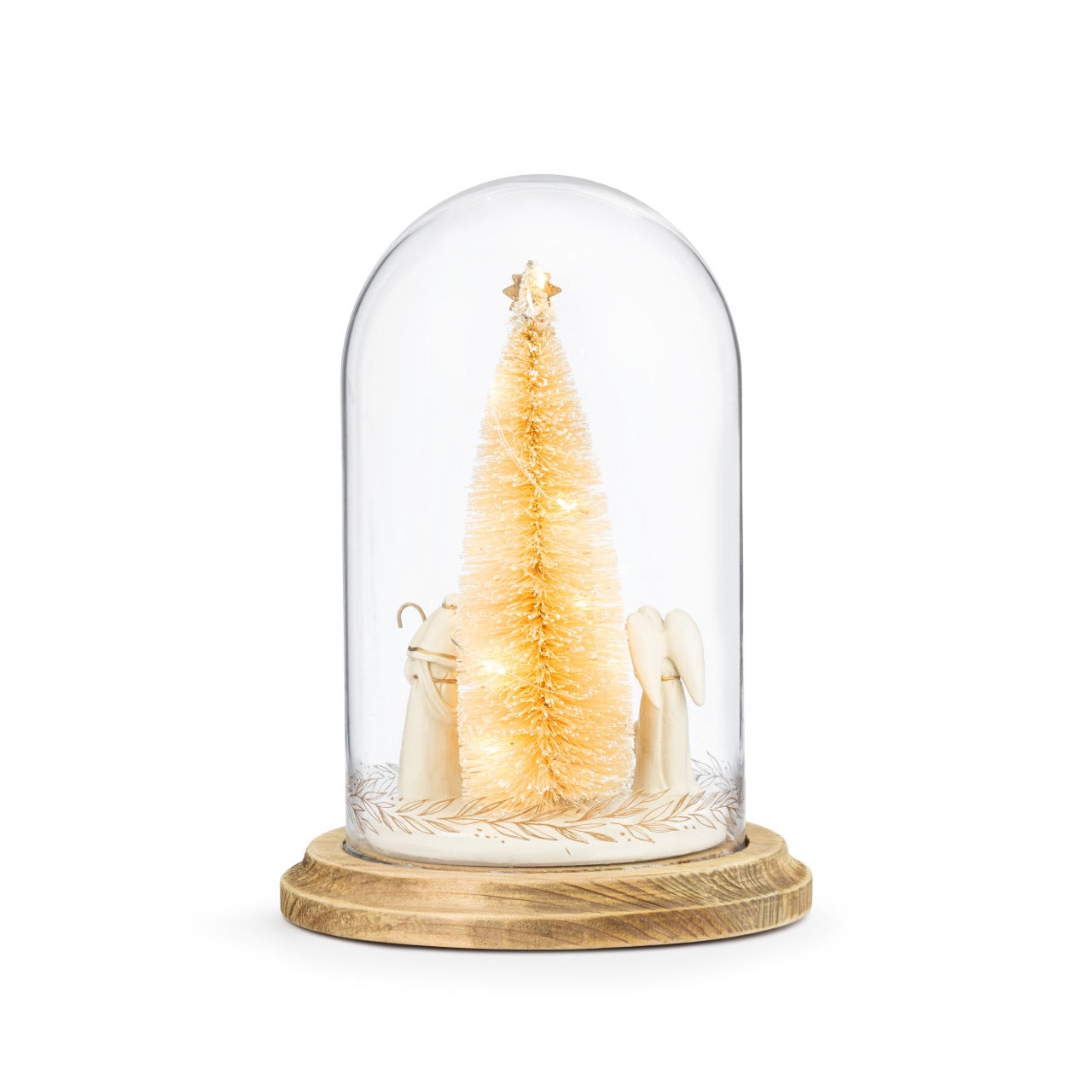 O' Come Emmanuel Nativity Light Up Cloche