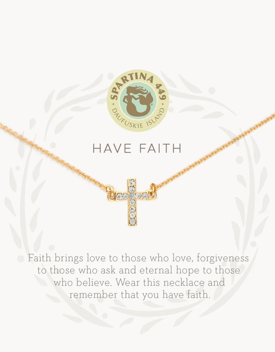 Sea La Vie Have Faith Necklace by Spartina 449