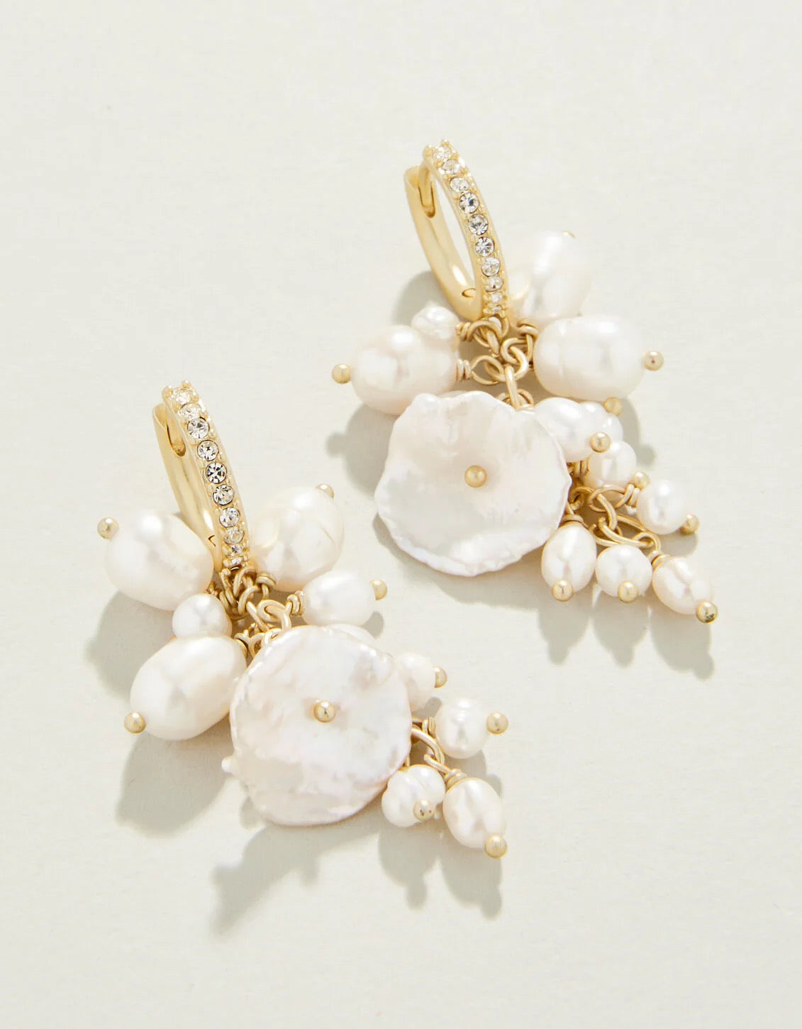 Pearl Party Earrings Pearl by Spartina 449