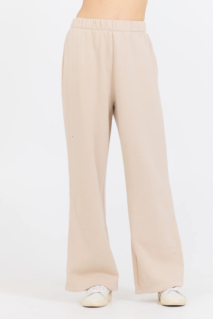 Vintage Havana Wide Leg Fleece Pants