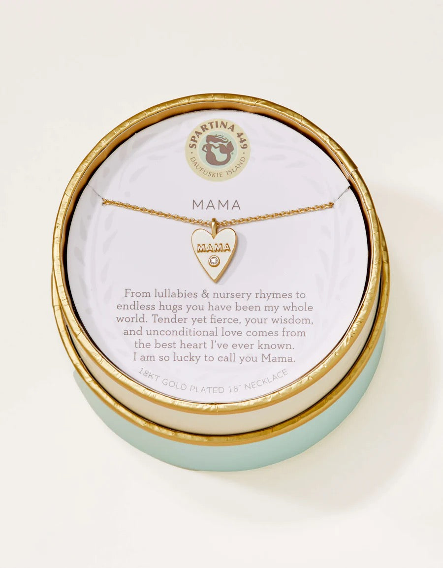 Sea La Vie Necklace 18" Mama/Heart by Spartina 449
