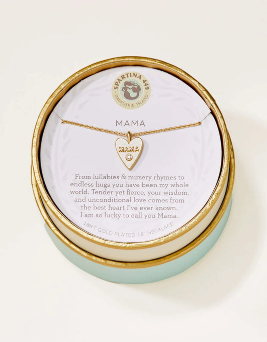 Sea La Vie Necklace 18" Mama/Heart by Spartina 449