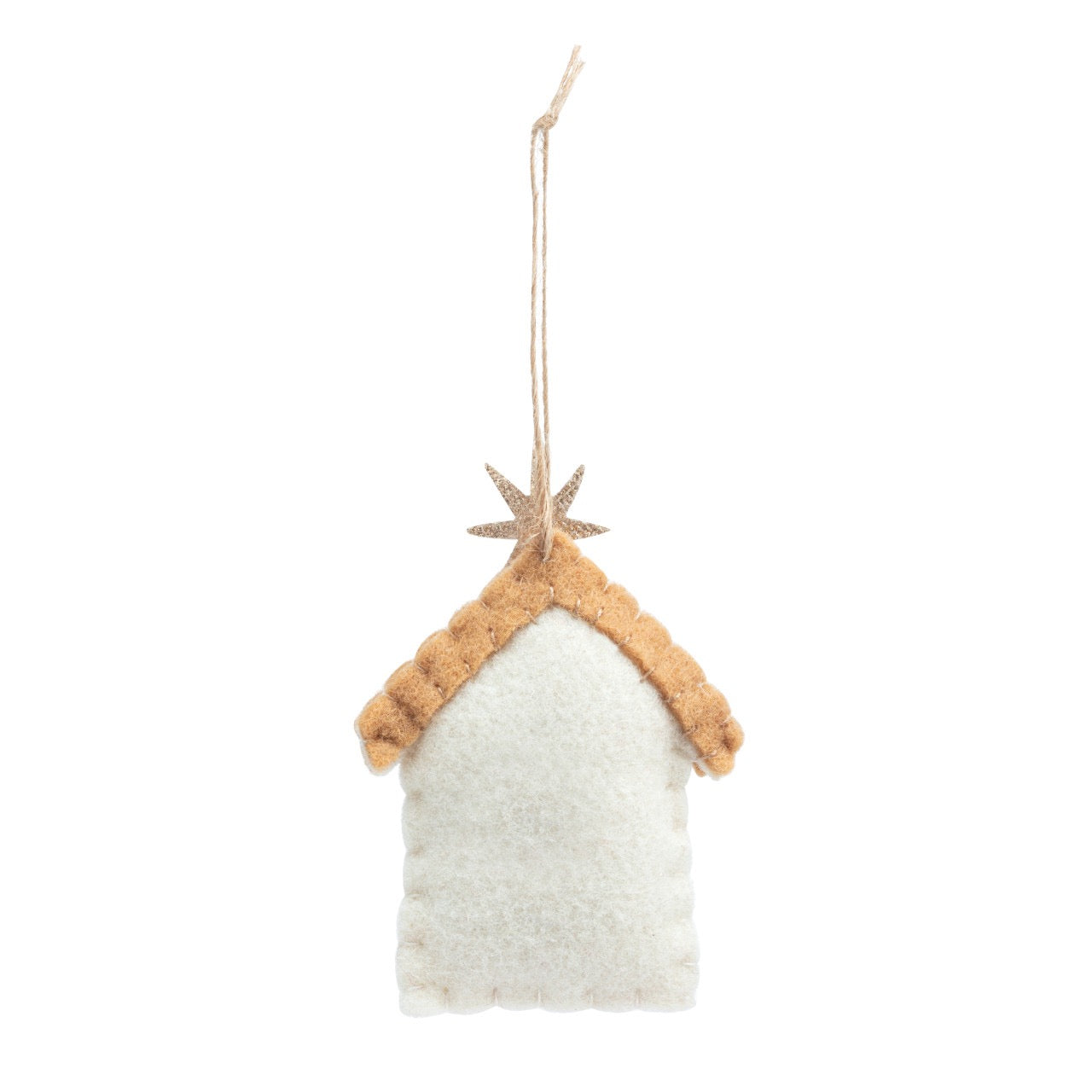 Felted Baby Jesus Ornament