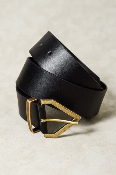 Diamond Pointed Buckle Belt